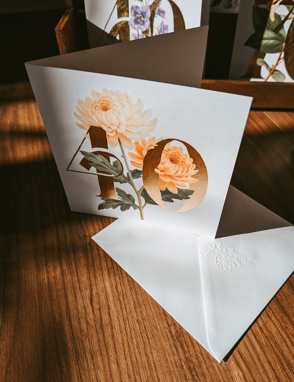 Birth Flower Milestone Birthday Card