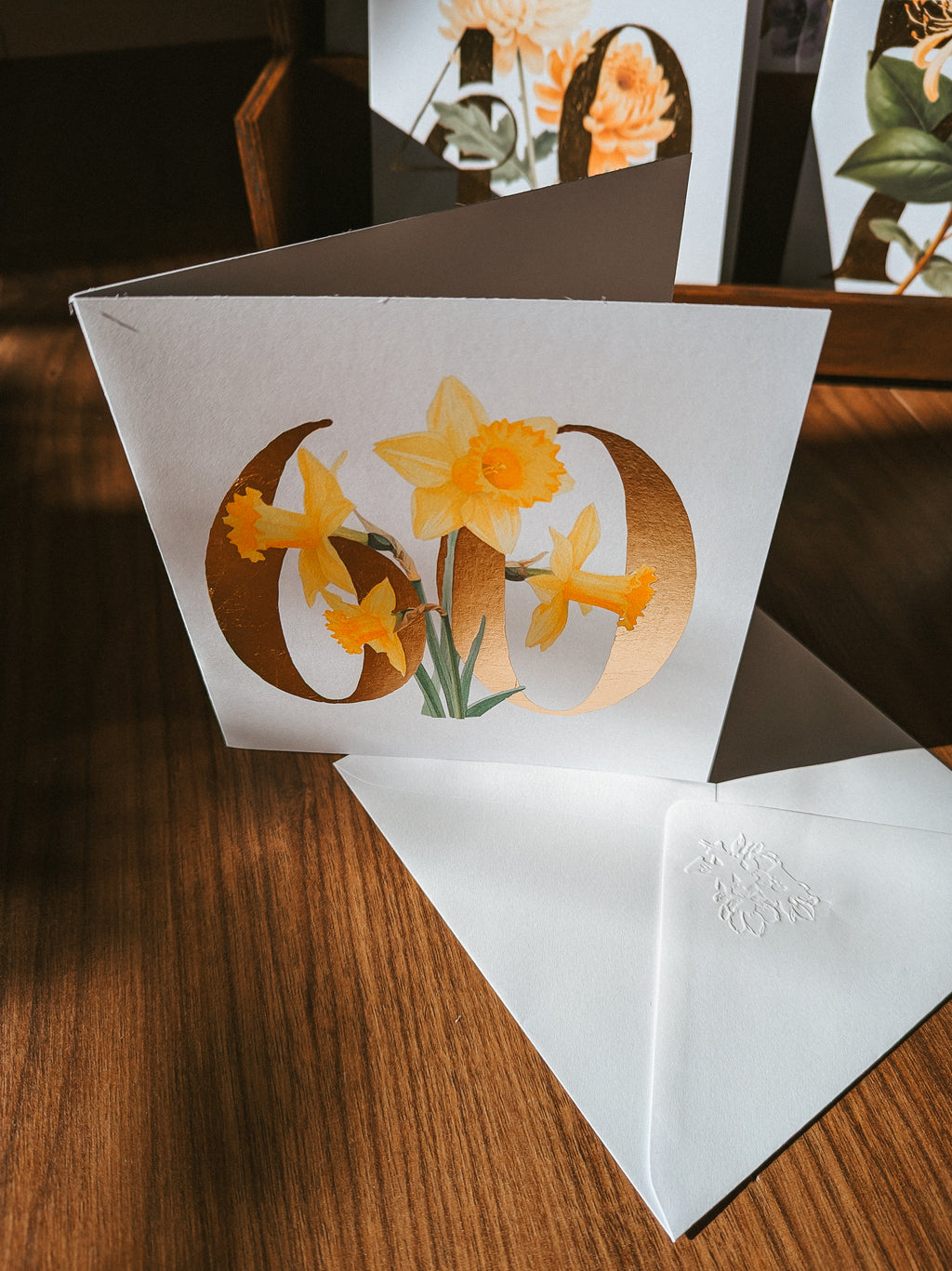 Birth Flower Milestone Birthday Card