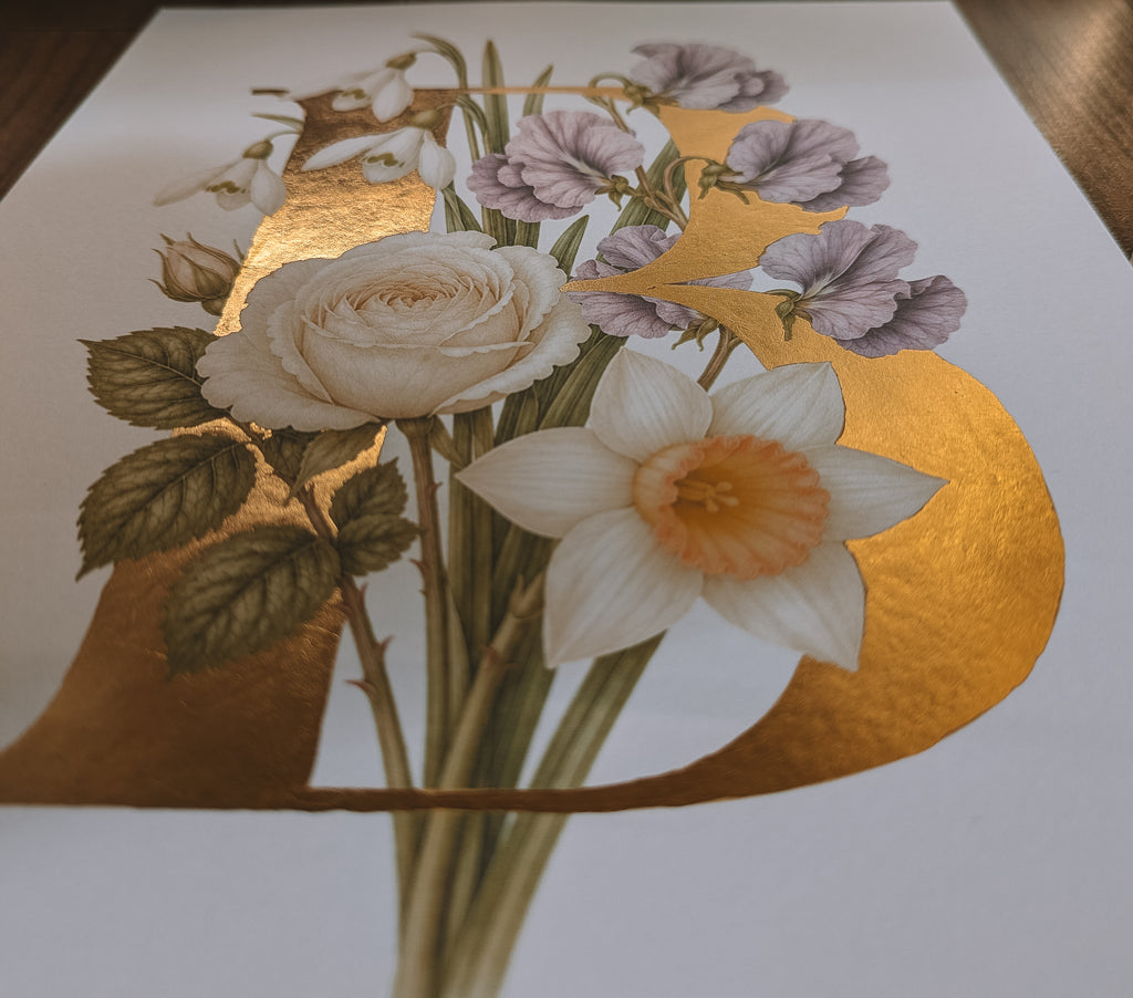 Family Garden Birth Flower Print